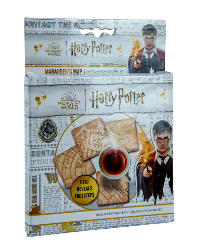 Harry Potter: Marauder’s Map Heat Changing Coasters (4pcs)