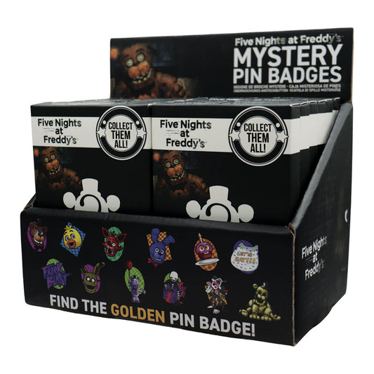 Five Nights at Freddy’s Mystery Pin Badges Mystery Pins (CDU of 12 Pins)