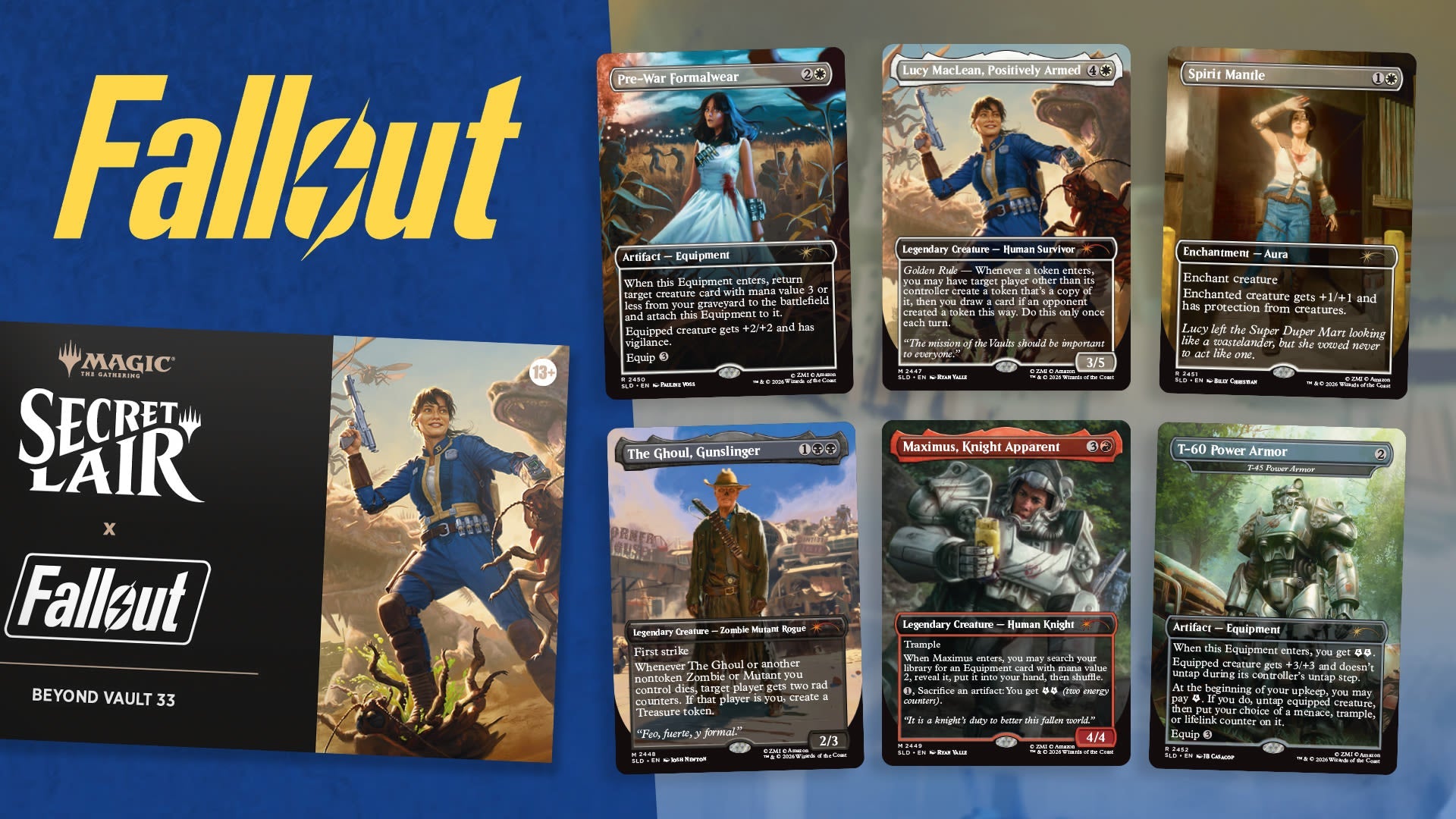 Magic: The Gathering - Secret Lair X Fallout: Beyond Vault 33