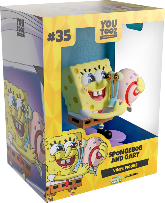 Spongebob and Gary - SpongeBob SquarePants - Youtooz Figure