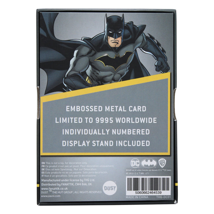 DC Comics Limited Edition Batman Ingot Ingot