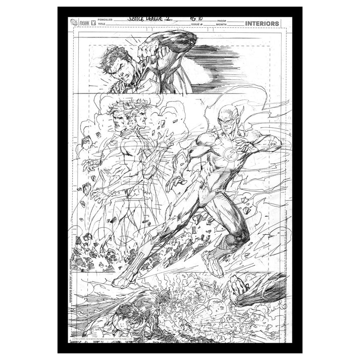 DC Comics Superman & Flash Limited Edition Art Print Wall Art