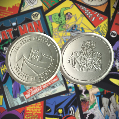 DC Comics Batman Set of 4 Embossed Metal Coasters Coasters