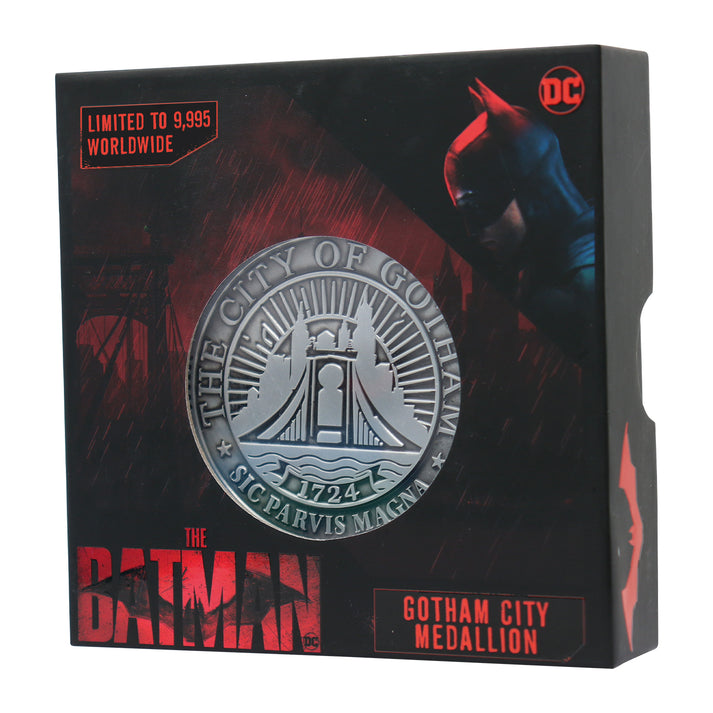 DC The Batman Limited Edition City of Gotham Medallion Medallion