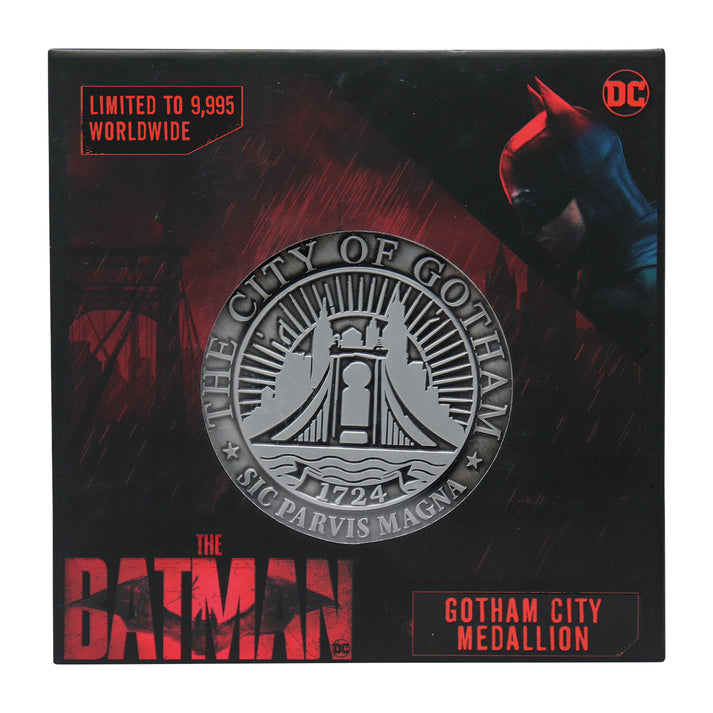 DC The Batman Limited Edition City of Gotham Medallion Medallion
