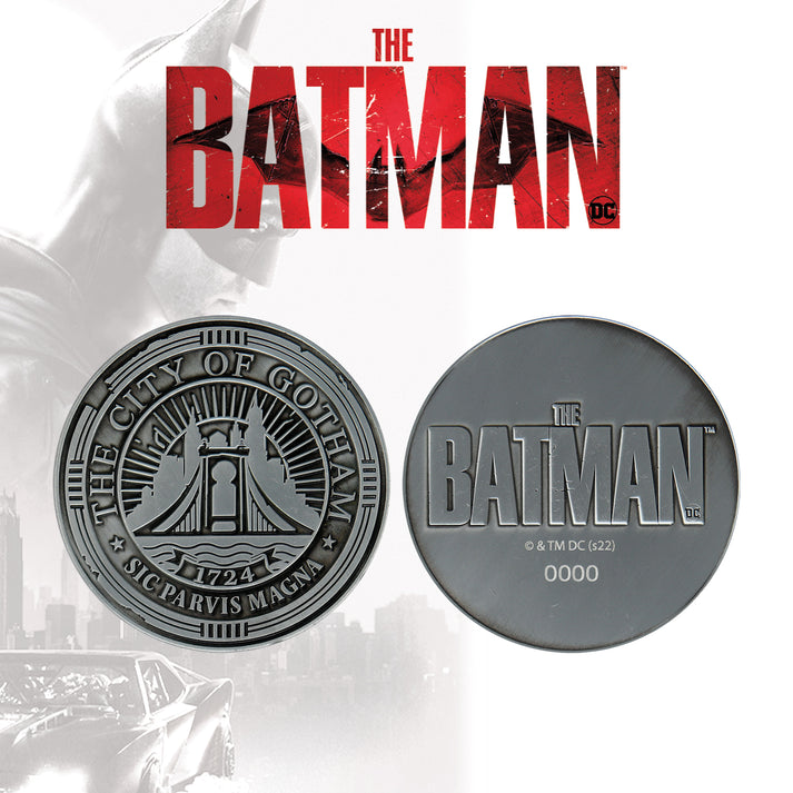 DC The Batman Limited Edition City of Gotham Medallion Medallion