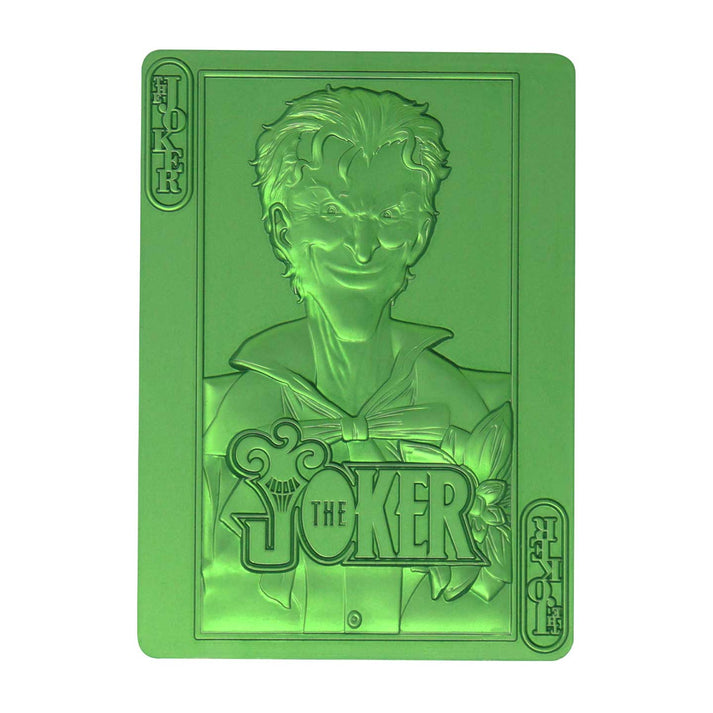 DC Comics The Joker Playing Card Limited Edition Ingot Ingot