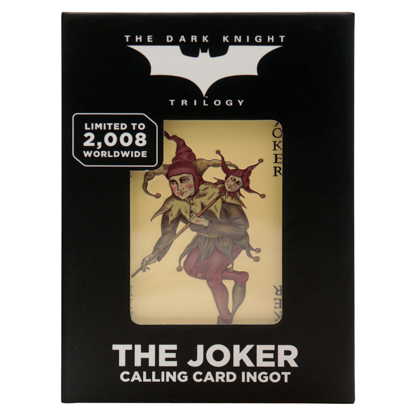 The Dark Knight Trilogy Limited Edition Joker Calling Card Ingot Ingot
