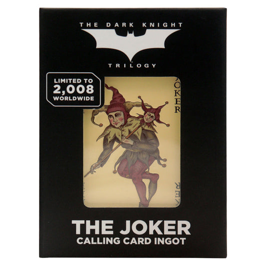 The Dark Knight Trilogy Limited Edition Joker Calling Card Ingot Ingot