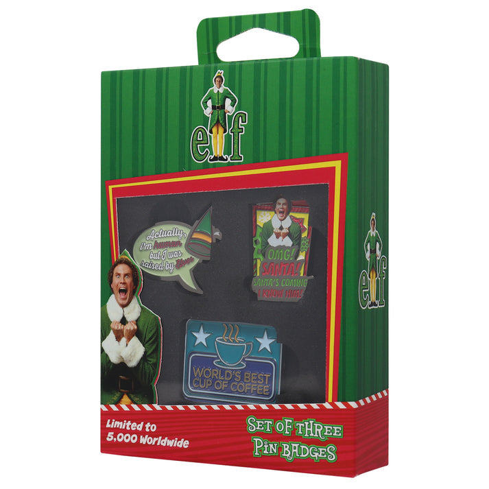 ELF Limited Edition Triple Pin Badge Set 3 Pack of Pins