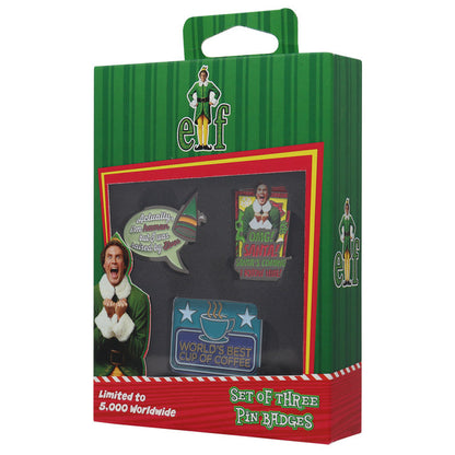 ELF Limited Edition Triple Pin Badge Set 3 Pack of Pins