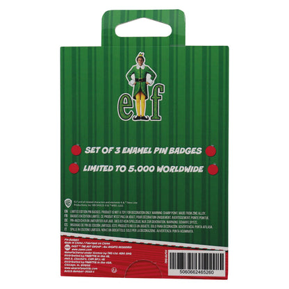 ELF Limited Edition Triple Pin Badge Set 3 Pack of Pins
