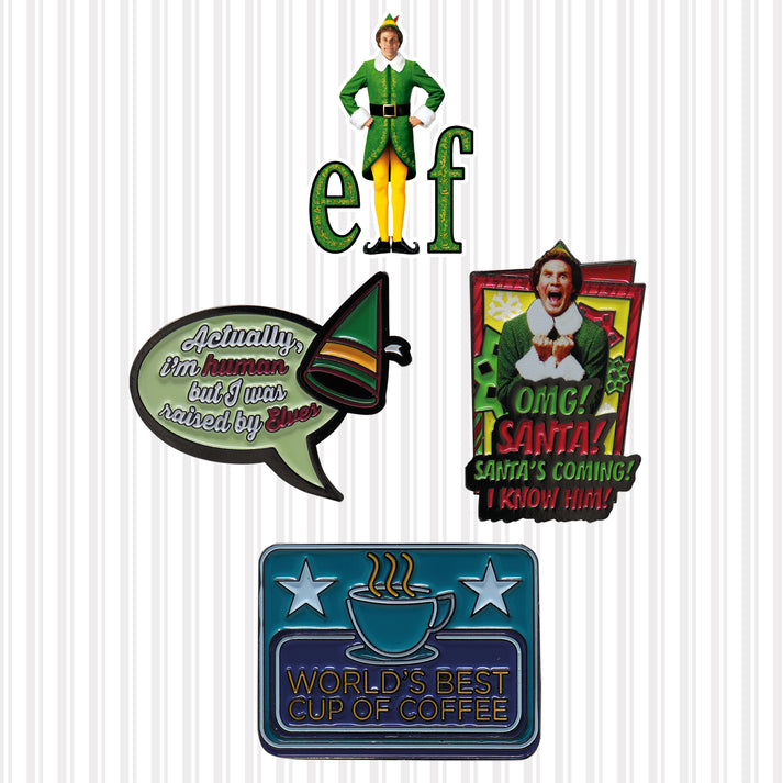ELF Limited Edition Triple Pin Badge Set 3 Pack of Pins