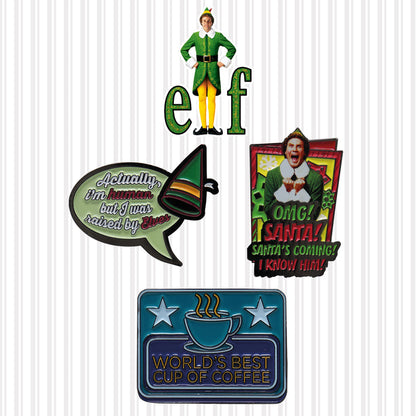 ELF Limited Edition Triple Pin Badge Set 3 Pack of Pins