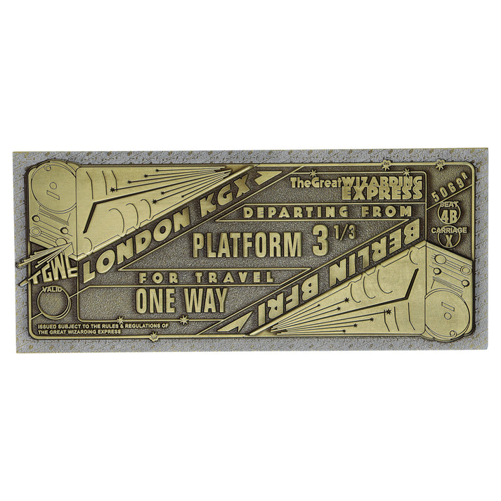Fantastic Beasts Limited Edition The Great Wizarding Express Limited Edition Train Ticket Ticket