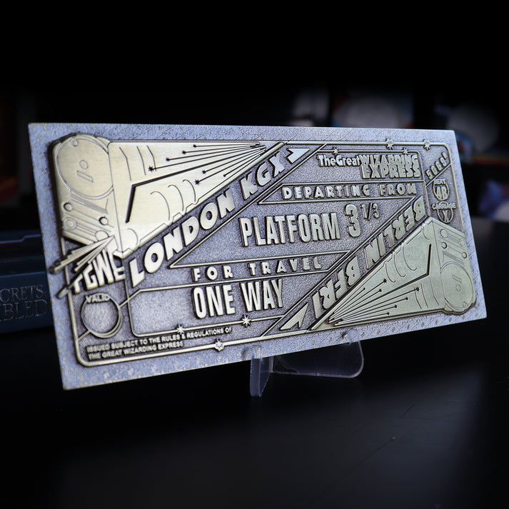 Fantastic Beasts Limited Edition The Great Wizarding Express Limited Edition Train Ticket Ticket