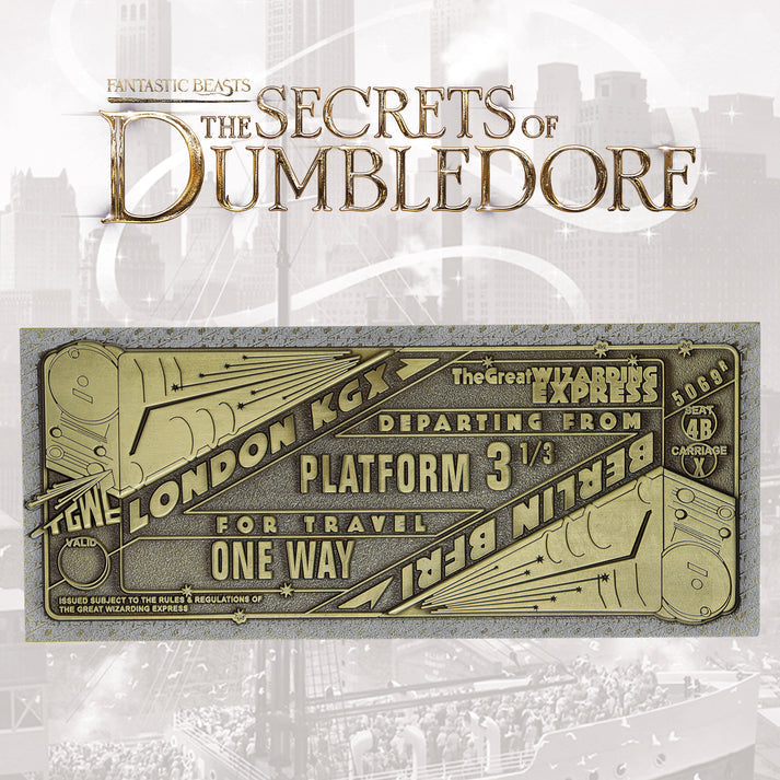 Fantastic Beasts Limited Edition The Great Wizarding Express Limited Edition Train Ticket Ticket