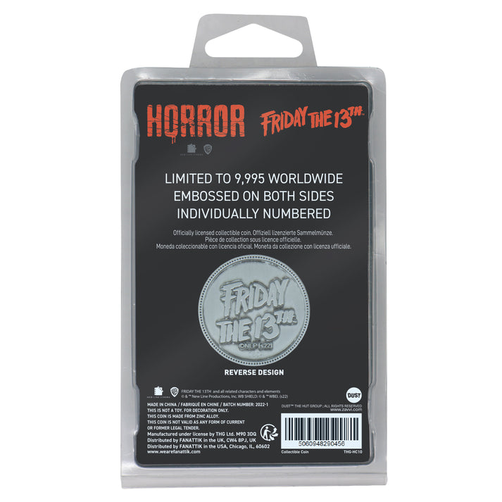 Friday the 13th Limited Edition Collectible Coin Coin