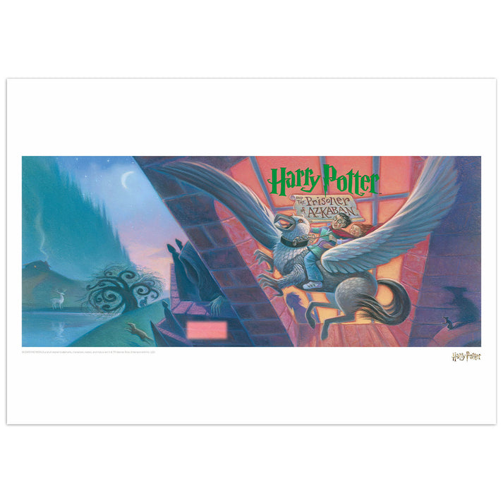 Harry Potter & the Prisoner of Azkaban Book Cover Artwork Limited Edition Art Print Wall Art