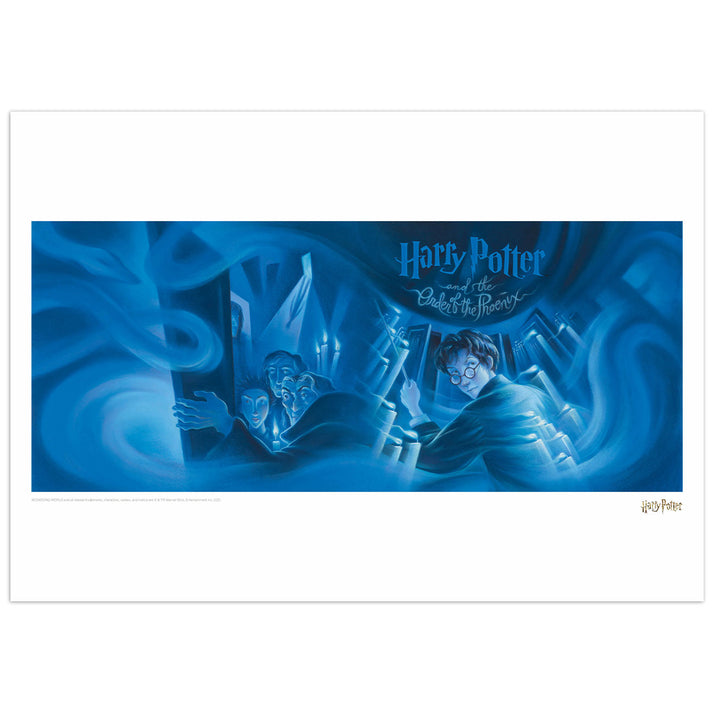 Harry Potter & the Order of the Phoenix Book Cover Artwork Limited Edition Art Print Wall Art