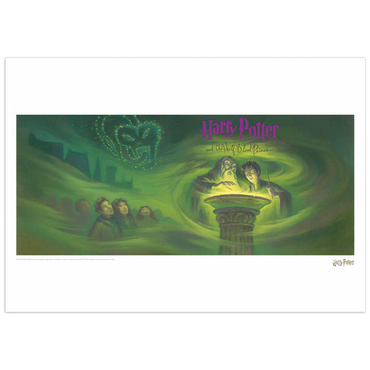 Harry Potter & the Half Blood Prince Book Cover Artwork Limited Edition Art Print Wall Art