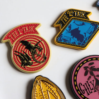 Harry Potter Limited Edition Set of 6 Triwizard Tournament Pin Badges 6 Pack of Pins