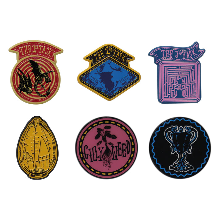 Harry Potter Limited Edition Set of 6 Triwizard Tournament Pin Badges 6 Pack of Pins