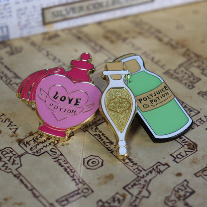 Harry Potter Limited Edition Potions Triple Pin Badge Set 3 Pack of Pins