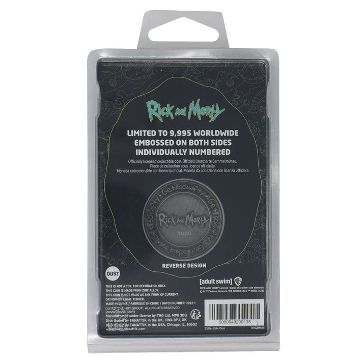 Ricky & Morty Limited Edition Collectible Coin Coin