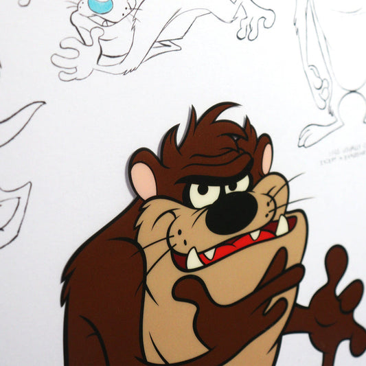 The Looney Tunes Tazmanian Devil Limited Edition Fan-Cel Fan-Cel