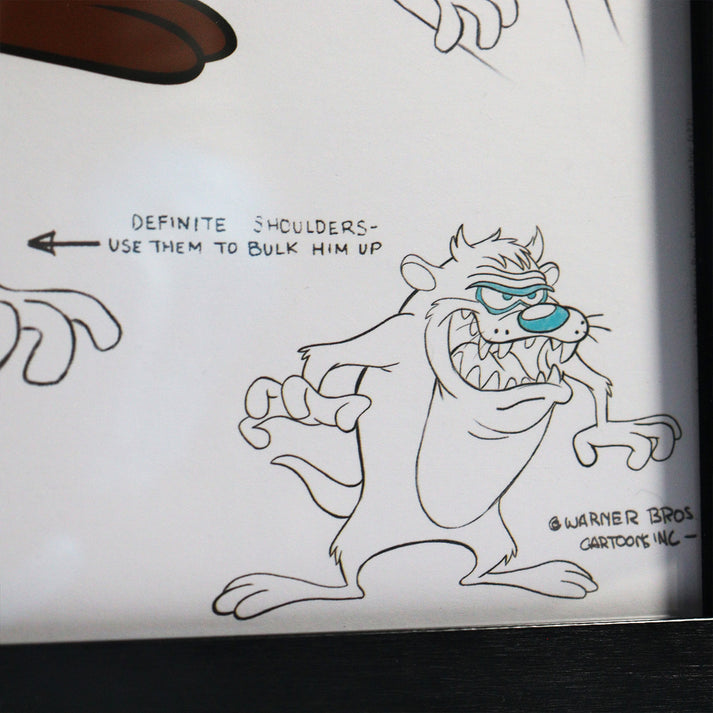 The Looney Tunes Tazmanian Devil Limited Edition Fan-Cel Fan-Cel