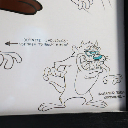 The Looney Tunes Tazmanian Devil Limited Edition Fan-Cel Fan-Cel