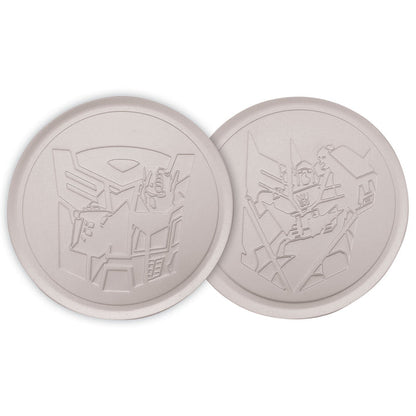 Transformers Set of 4 Embossed Metal Coasters Coasters