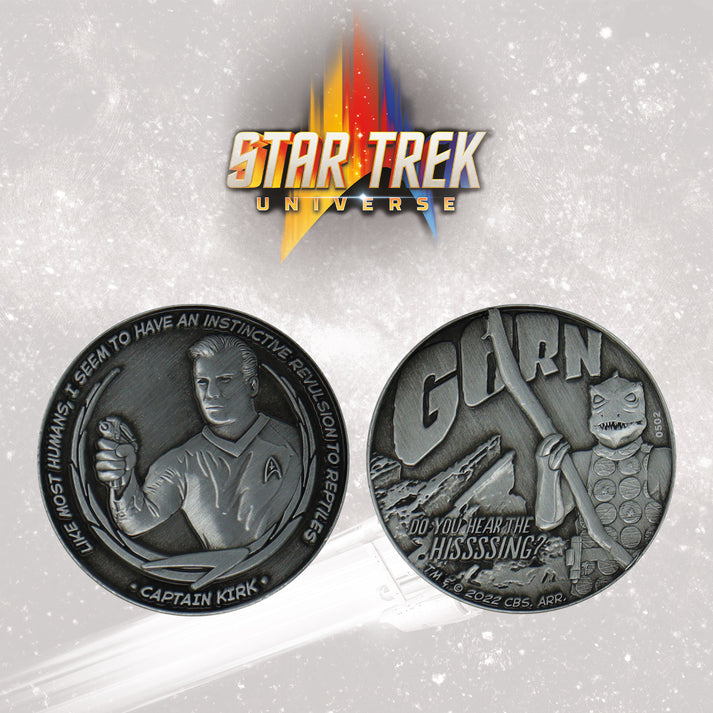 Star Trek Limited Edition Captain Kirk and Gorn Collectible Coin Coin