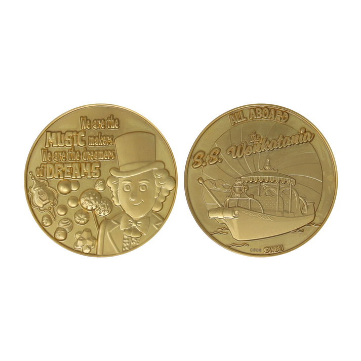 Willy Wonka and the Chocolate Factory Limited Edition Collectible Coin Coin