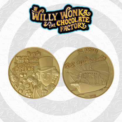 Willy Wonka and the Chocolate Factory Limited Edition Collectible Coin Coin