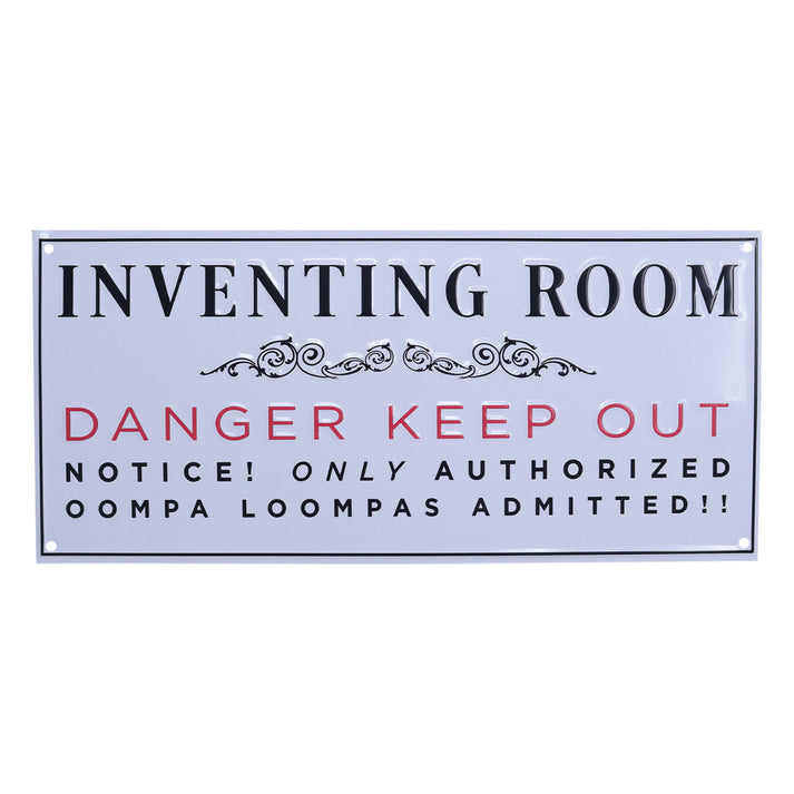 Willy Wonka and the Chocolate Factory Inventing Room Tin Sign Tin Sign