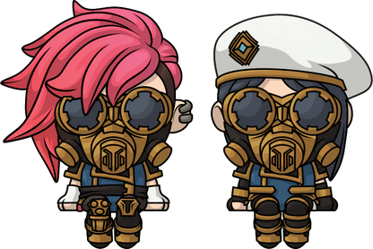 YouTooz - Arcane: Taskforce Caitlyn & Vi Monitor Buddiez