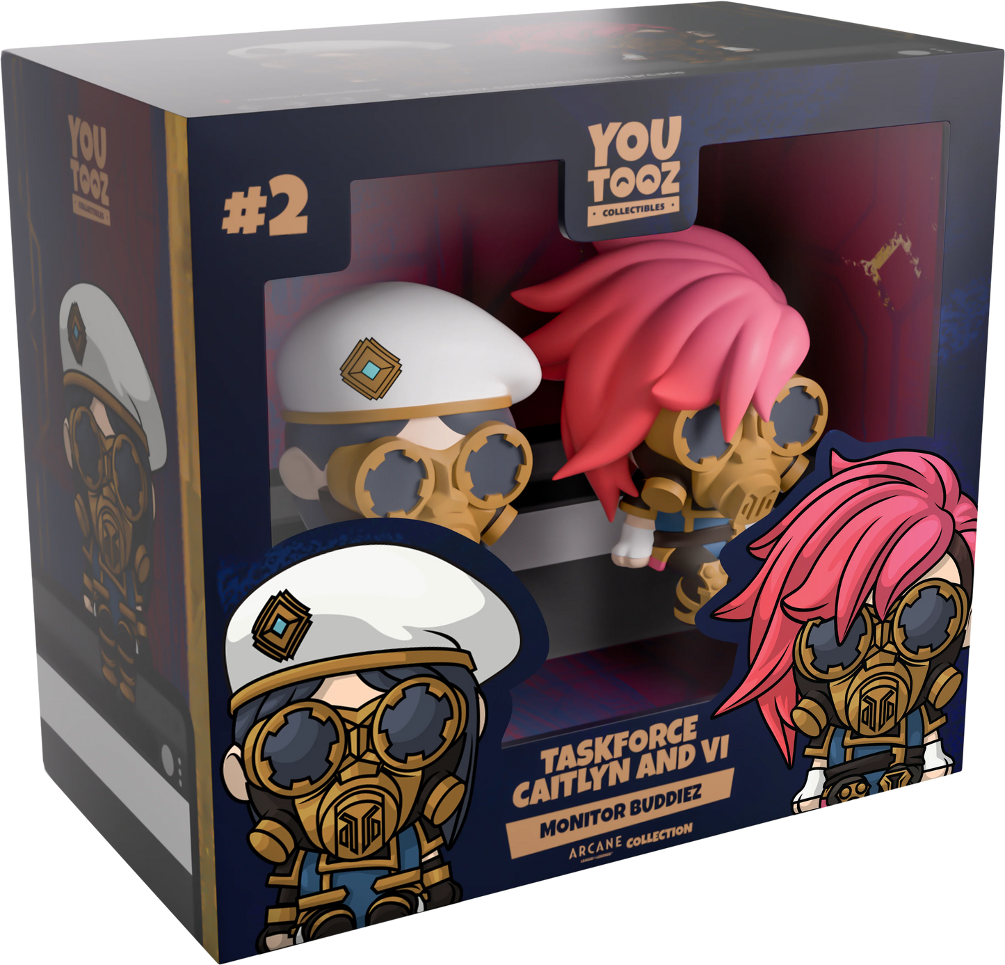 YouTooz Arcane: Taskforce Caitlyn & Vi Monitor Buddiez Action Figure