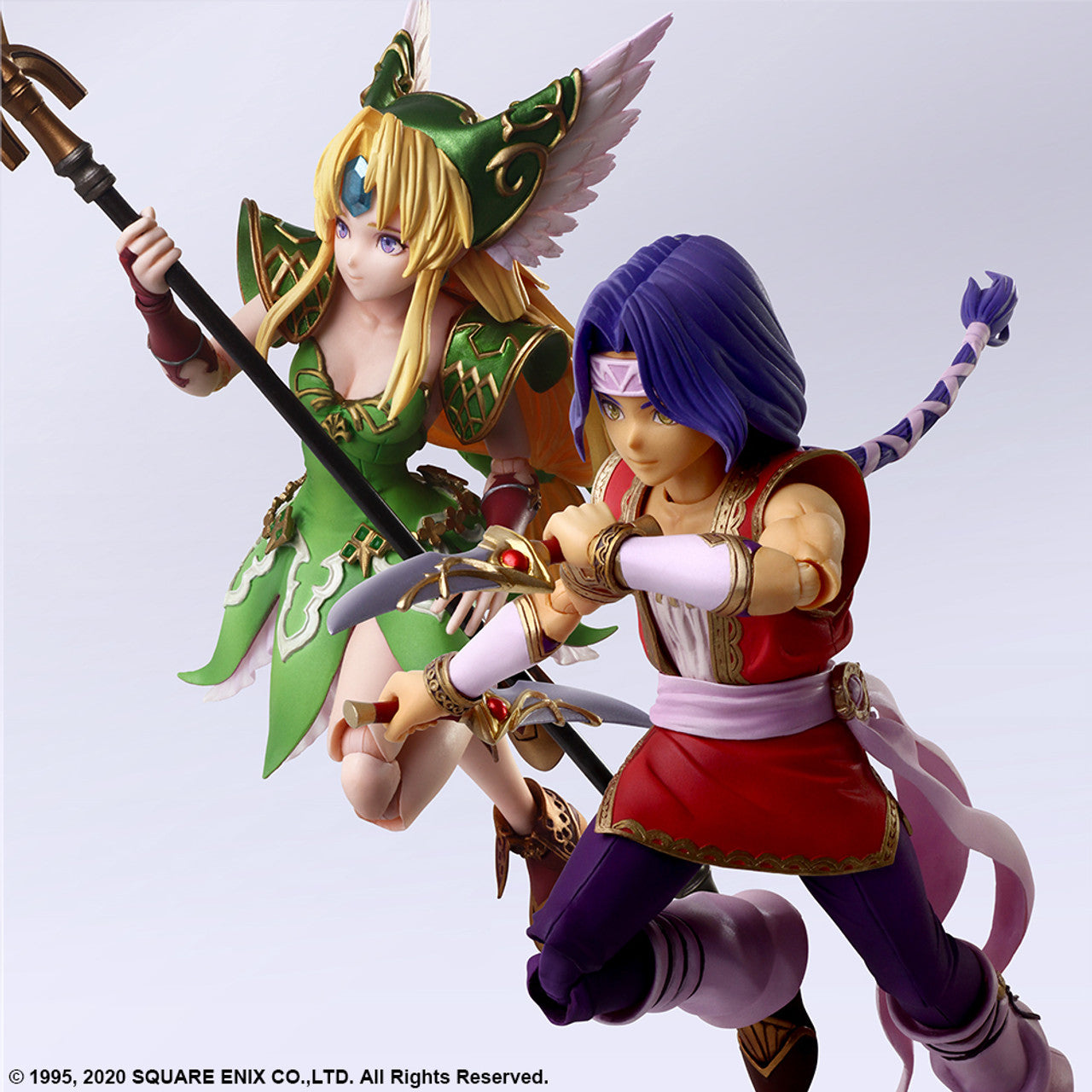 TRIALS OF MANA BRING ARTS ACTION FIGURE - HAWKEYE & RIESZ Figures