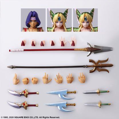 TRIALS OF MANA BRING ARTS ACTION FIGURE - HAWKEYE & RIESZ Figures