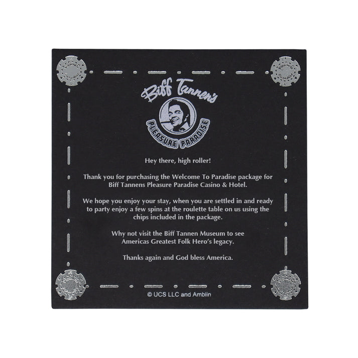 Back to the Future Biff Tannen’s Casino Set Premium Set