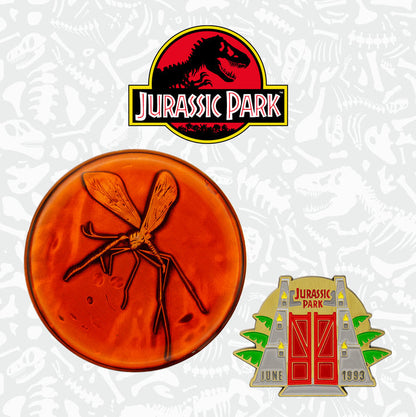 Jurassic Park Medallion and Pin Set Medallion