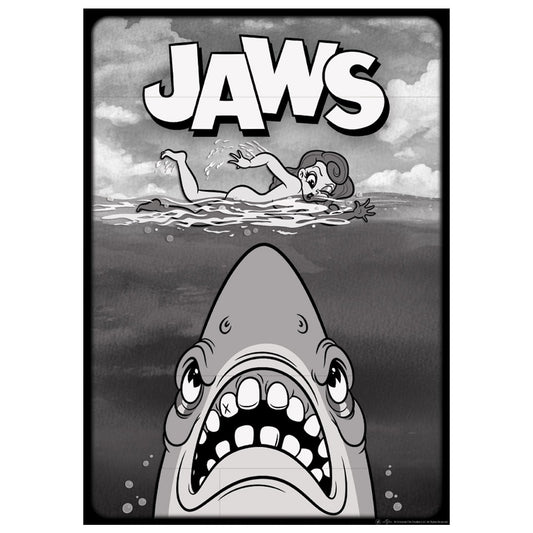 Jaws Cartoon-style Art Print