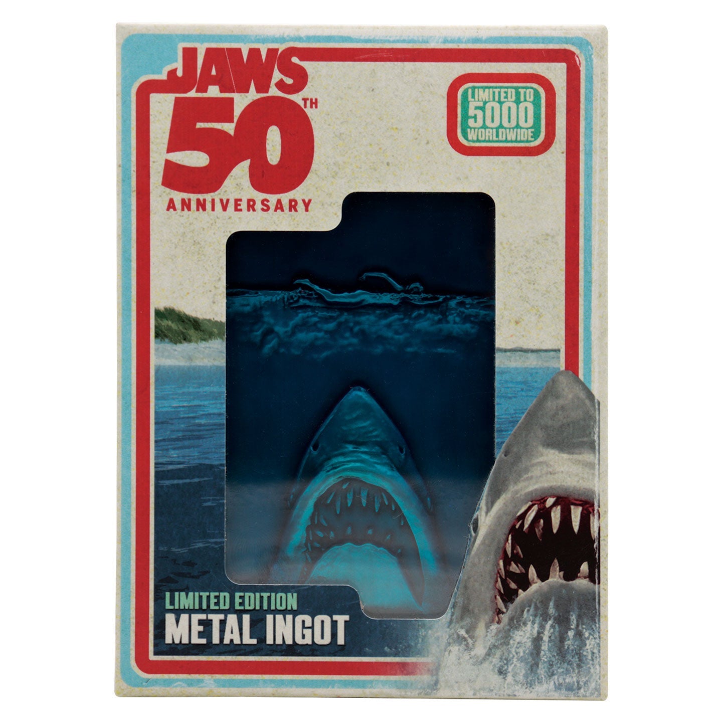 Jaws 50th Anniversary Poster Ingot