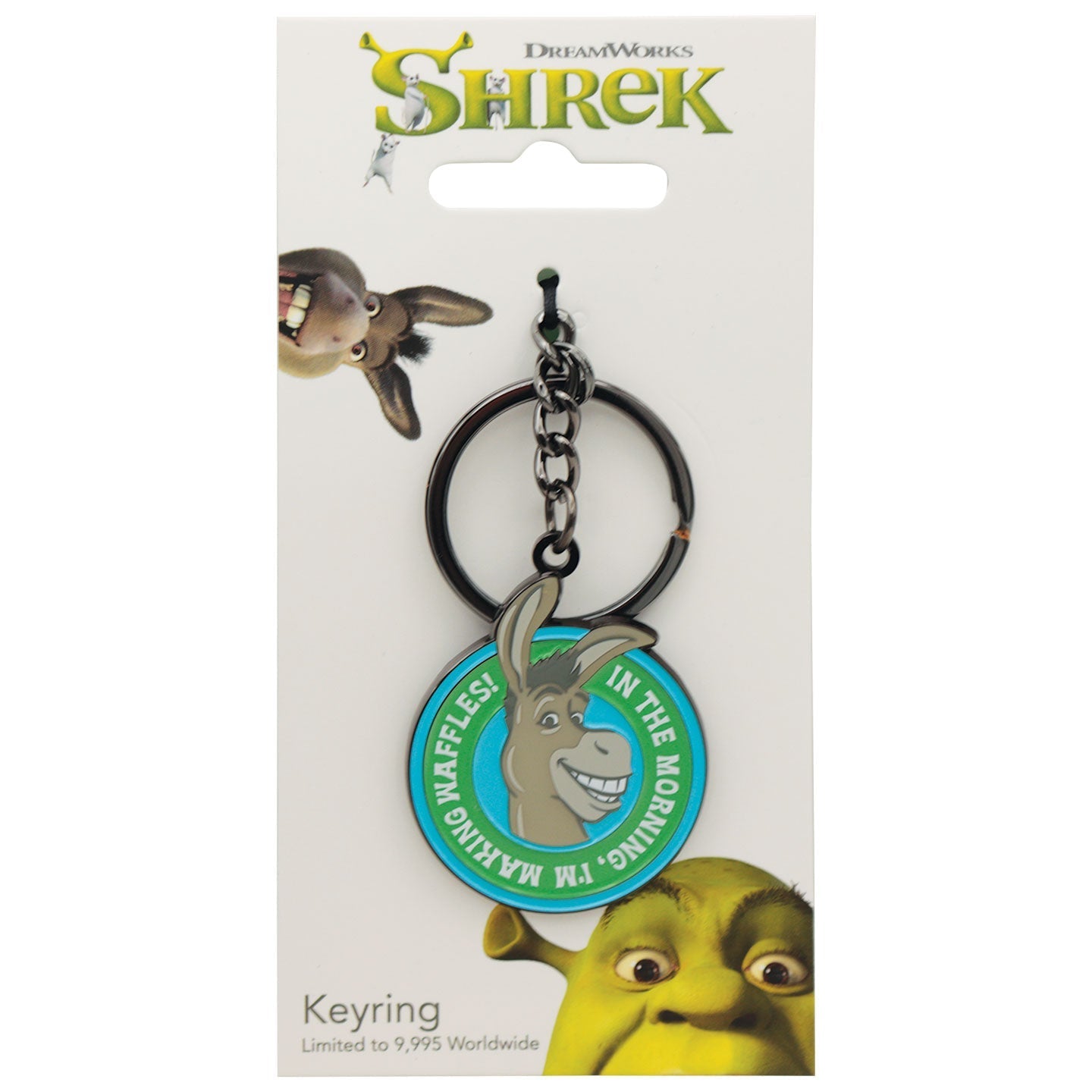 Shrek Limited Edition Donkey Waffles Keyring