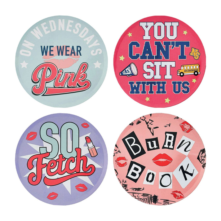 Mean Girls Set of Four Metal Coasters Coasters