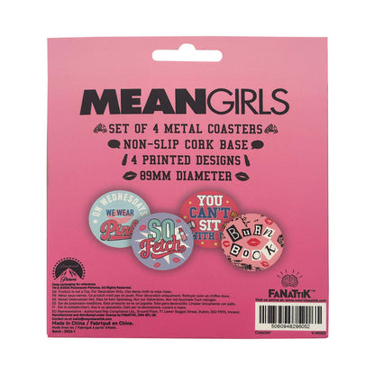 Mean Girls Set of Four Metal Coasters Coasters