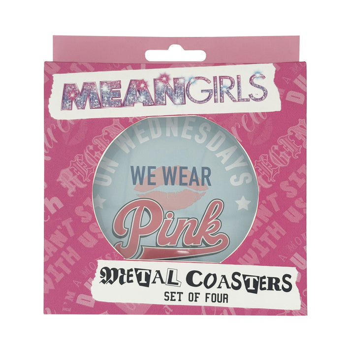Mean Girls Set of Four Metal Coasters Coasters