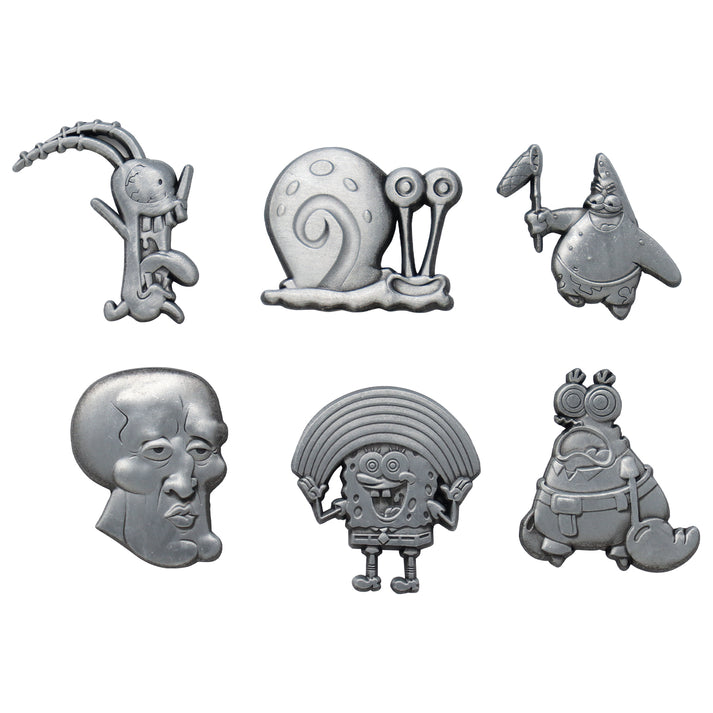 SpongeBob SquarePants Limited Edition Set of 6 Pin Badges 6 Pack of Pins